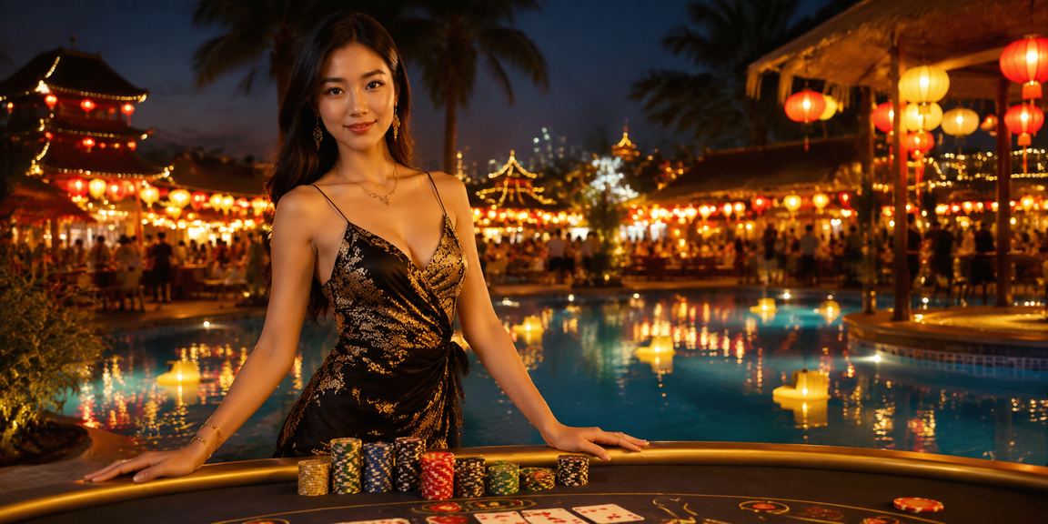 Người chơi bài tại chợ đêm Hà Nội, gợi lên văn hóa chơi game bài truyền thống và hiện đại song song tại thủ đô