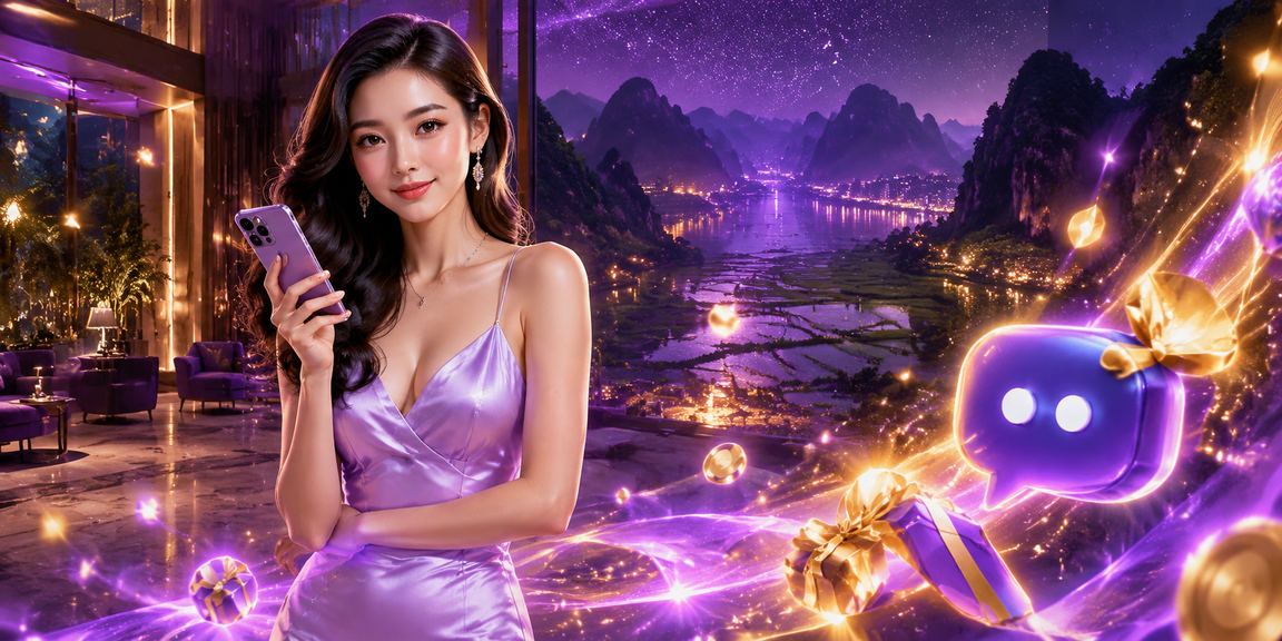 Cảnh đêm Ninh Bình rực rỡ ánh đèn neon và người dùng kích hoạt khuyến mãi j88vip2 trên điện thoại